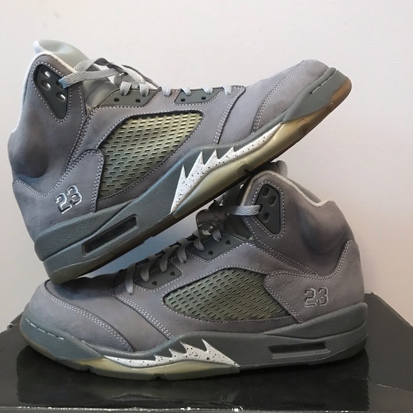 retro 5 wolf grey